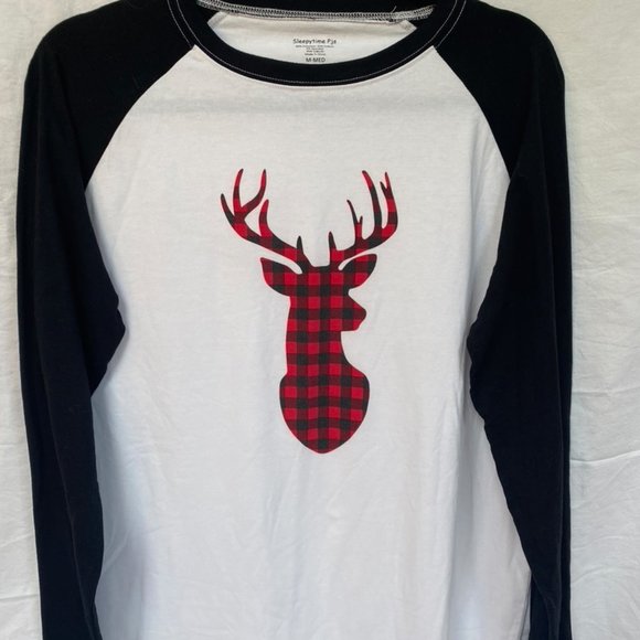 Sleepytime Pjs Buffalo Print Deer - Picture 1 of 4